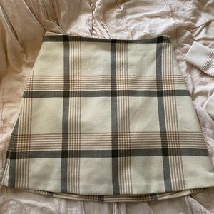 Wilfred Plaid Mini Skirt